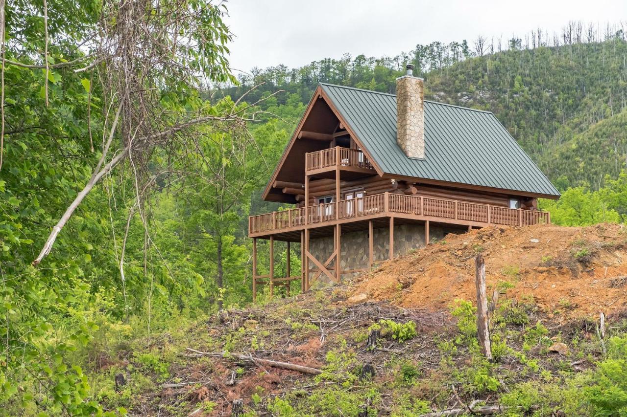 Sky Views - Panoramic Views Cabin แกตลิงเบิร์ก ภายนอก รูปภาพ